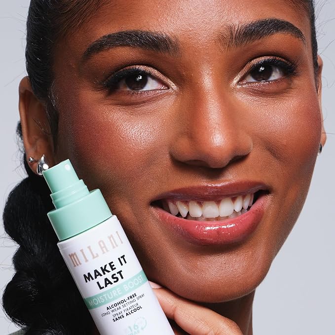 Milani Make It Last Moisture Boost Setting Spray - Alcohol Free Waterproof Makeup Finishing Mist - Hydrating & Soothing Formula for Sensitive Skin - 1 Count