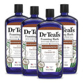 Dr Teal's Foaming Bath with Pure Epsom Salt, Nourish & Protect with Coconut Oil, 34 fl oz (Pack of 4)