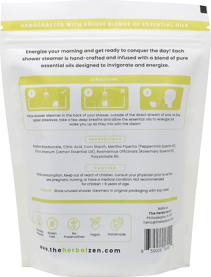 Aromatherapy Shower Steamer Gift Set - USA Made Mothers Day Gift for Mom - Shower Bomb Tablets Made with Soothing Natural Essential Oils - Relaxation Gift for Women and Men