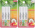 Softlips Daily Lip Moisturizer For Very Dry Lips, Tropical Flavored Lip Balms, Hydrates, Soothes & Prevents Dry, Chapped Lips, Smooth Glide Formula, Dermatologist Tested, Pack of 6 Chap Sticks