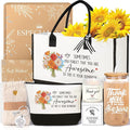 iAOVUEBY Thank You Gifts for Women, Employee Appreciation Gifts for Coworkers Teacher Nurse Boss Mom Farewell Retirement Thank You Gift Box, Canvas Tote Bag Tumbler Gratitude Gift Baskets