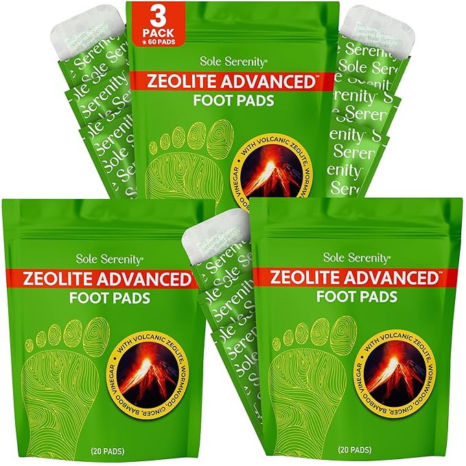 Sole Serenity Foot Pads - Zeolite (3 Pack)