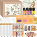 JUYRLE Bath Salts Making Kit- 31PCS DIY Bath Salts Making Kit, Make Your Own Sea Bath Salt, Relaxation Gifts for Women, Lavender, Rose, Body Care Spa Set, Organic Salt Scrubs Gifts for Women & Men