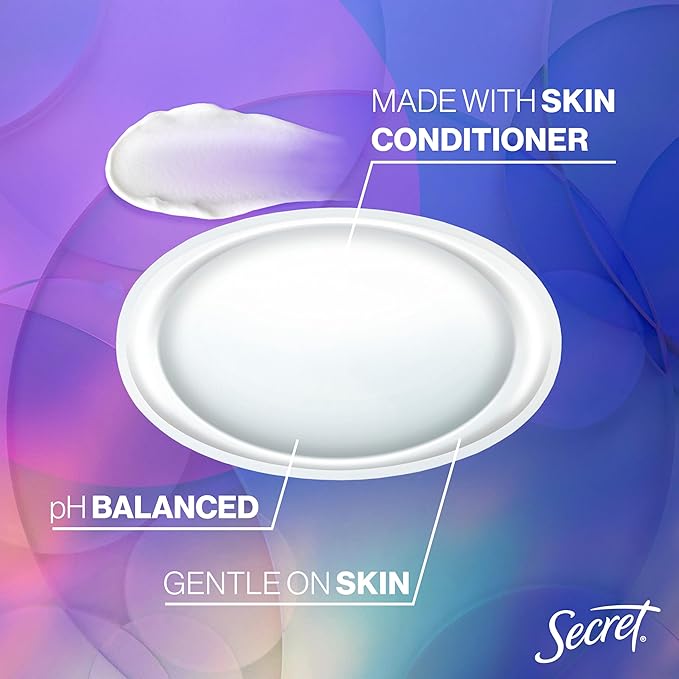 Secret Invisible Solid Antiperspirant and Deodorant, Waterlily Scent, 2.6 oz