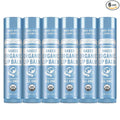 Dr. Bronner’s Organic Lip Balm 6-Pack (.15oz) Natural, Moisturizing, Petroleum-Free Lip Moisturizer with Beeswax & Avocado Oil for Dry Lips, Men & Women - Unscented