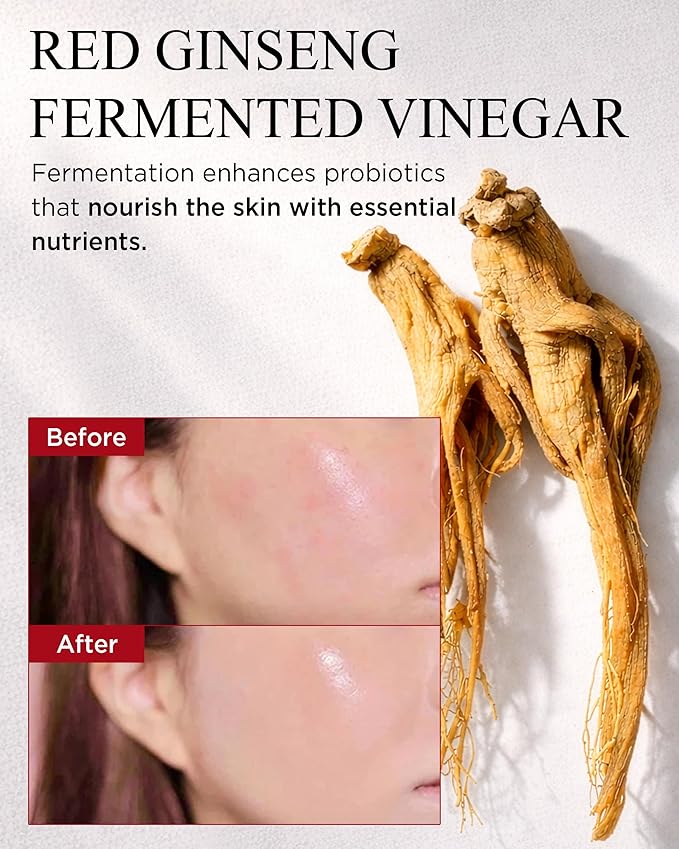 DANAHAN Bonyongo Red Ginseng Vinegar Toner – Rich Essence Toner for Dry & Mature Skin | 6-Year Fermented Ginseng for Anti-Aging & pH Balance | Korean Hanbang Skincare, 5.07 fl oz