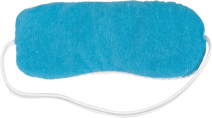 Bed Buddy Aromatherapy Eye Mask with Warm and Cold Therapy for Stress Relief - Microwave-Safe Eye Pillow & Sleep Mask, Blue, Lavender & Mint Scented