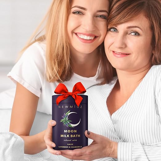 Cleansing Sage Moon Milk Bath Soak - Lavender Chamomile - Moisturize & Soften Skin Spiritual Stress Relief Gifts for Women Destress Luxury Spa Bath Salt Powder Birthday Perfect Stocking Stuffers - Image 5