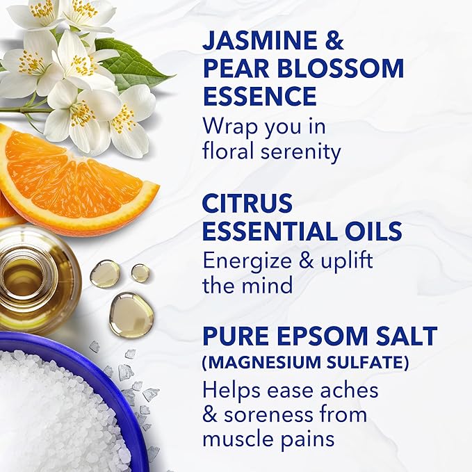 Dr Teal's Epsom Salt Magnesium Soak, Gardenia Grace, 3 lbs