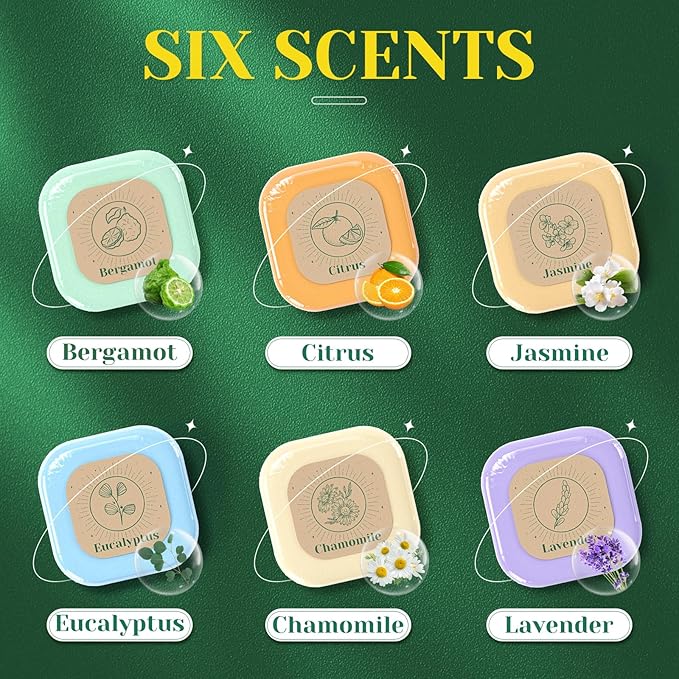 SeasonBliss Shower Steamers for Valentine's Day, 6 Pack Set Shower Bombs Tablets with Presents Box for Women with 6 Fragrances with Shea Butter for Self-Care & Relaxation, Mother's Day, Christmas