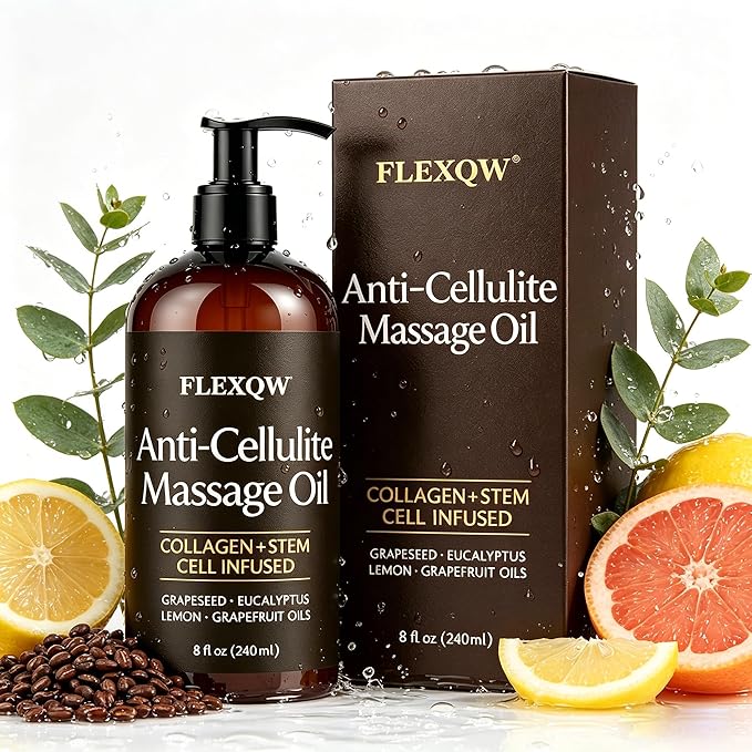 Anti-CelluliteMassage Oil Relieve Muscle Pain, and Improve the Appearance of the Skin restores Skin Texture and Elasticity