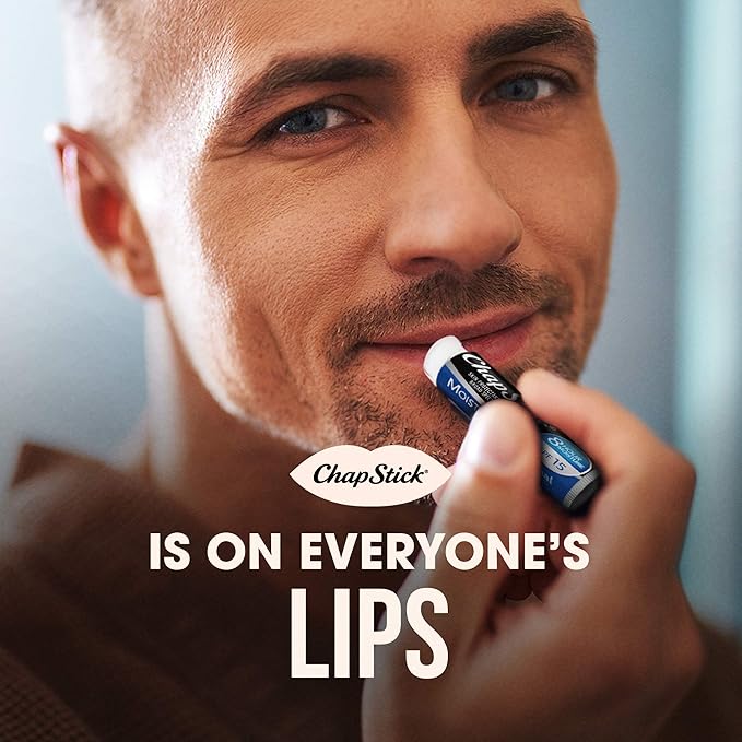 ChapStick Lip Balm Moisturizer 2-in-1 Lipcare SPF 15 Bundle – Original, Black Cherry, and Cool Mint, 0.15 Oz Ea (5 Piece Set)