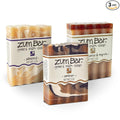 Zum Indigo Wild Goat's Milk Soap Bar - Bar Soap for Hands & Body Made with Essential Oils - 3 oz - Sweet Blends (3 Pack)