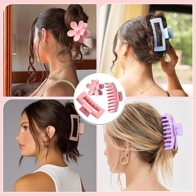 16 Pcs Skincare Headband Set, Face Washing Headband with Wristbands, Hair Claw Clips & Hair Ties, Spa Headbands for Women Girls, Perfect for Facial, Makeup, Shower, Gift Ready Box