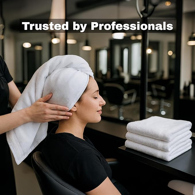 JMR Bulk-Friendly Essentials - Practical Cotton Towels - Economical 20" by 40" Multi-Purpose Towel - Absorbent, Quick-Drying, Soft, Lightweight - Ideal for Pool, Gym, Spa (White) - 72 Pack