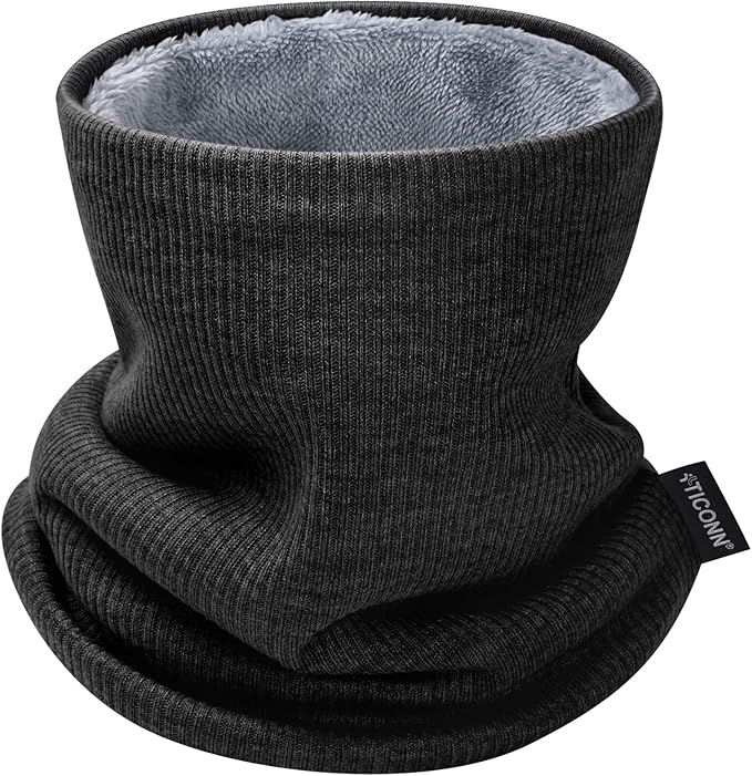 TICONN Neck Gaiter Face Cover Scarf, Neck Warmer Breathable Sun & Wind-proof for Skiing Fishing Hiking Cycling