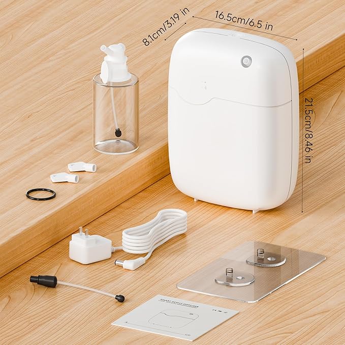 Waterless Essential Oil Diffuser - 3000 Sq.Ft Coverage, 400ml Capacity Scent Diffuser Machine for Aromatherapy, App Control Cold Air Diffusers for Hotel Home Office Large Room Gift for Mom for Her
