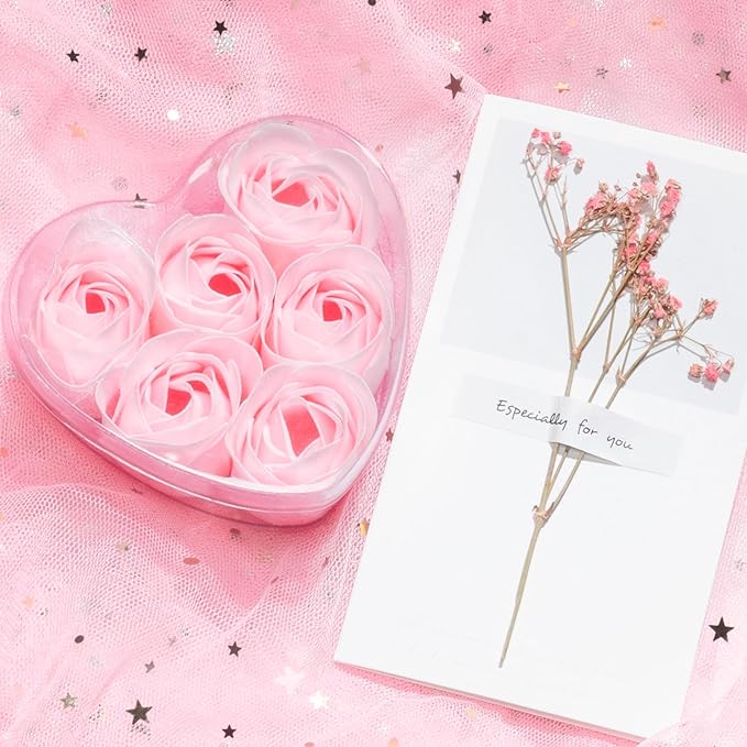 Mothers Day Birthday Gifts for Women Self Care Get Well Soon Gifts, Rose Relaxing Spa Gift Basket Thinking of You Care Package with Flannel Blanket, Unique Gift for Her Mom Wife Grandma Friend Sister