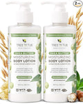 Tree To Tub Unscented Shea Butter Body Lotion for Dry Skin - Fragrance Free Lotion,Vegan Body Moisturizer, Good for Sensitive Skin for both Women & Men 2 Pack