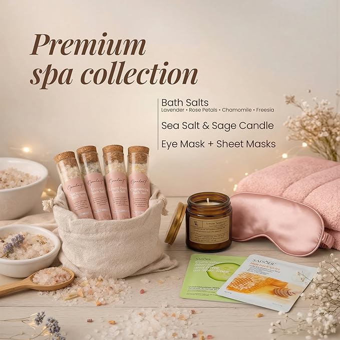 Opulent Luxury Self Care Gifts for Women - Hug in a Box Comfort Care Package - Spa Mothers Day Gift Set with 40 oz Tumbler & Cozy Blanket - Ideal for Thinking of You, Birthday, Sympathy & Corporate