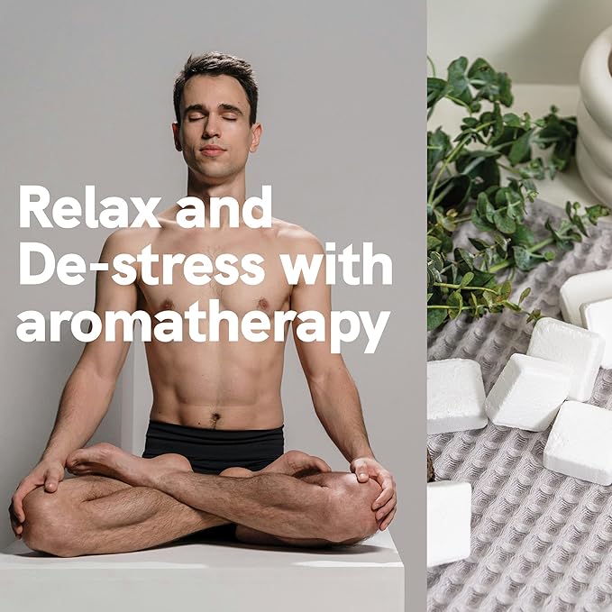 Sport Shower Steamers - USA Made with Natural Eucalyptus Essential Oil, Aromatherapy, Stress and Sinus Relief, Muscle Recovery for Athletes, Best Birthday Presents and Mother’s Day Gifts for Runners