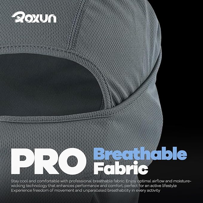 ROXUN Ski Mask Balaclava Shiesty, Motorcycle Summer Cooling Breathable UV Protector for Men/Women