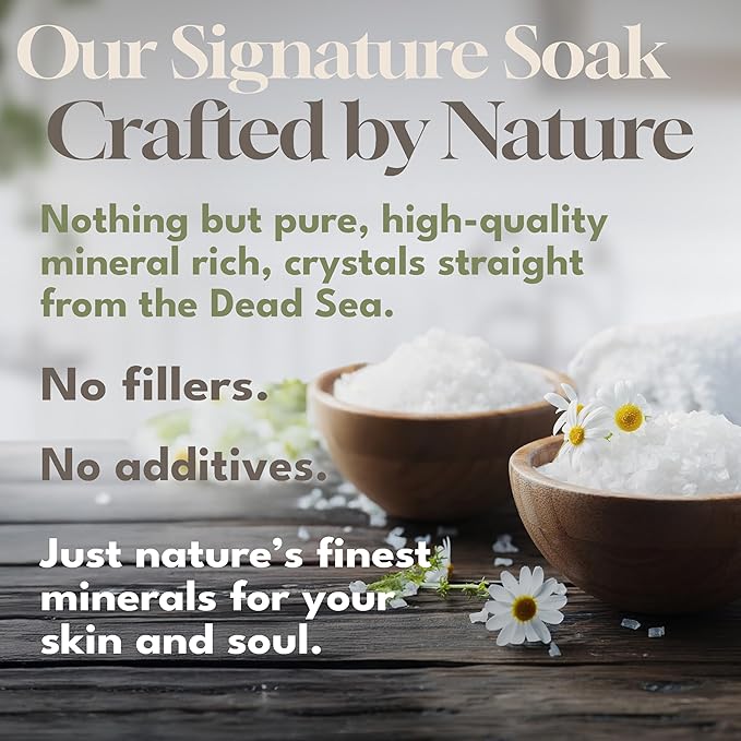 Dead Sea Warehouse – 100% Dead Sea Mineral Bath Salts – Great for Soothing Muscles Aches, Relaxation, Alleviate Skin Issues - Unscented - 2lbs (Pack of 1)