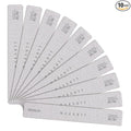 Makartt Nail File: 80/80 Grit Emery Boards for Nails, 10pcs Professional Washable Doubled Sides Coarse Toenail Filer Heavy Duty for Acrylic and Extension Gel Removal, Pedicure Manicure Tools