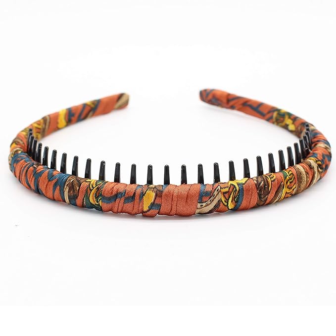 JOBAND boho bandeau headbands hairband for women Non-slip hair bands Teeth Comb Hair Accessories Resin hair hoop (4 pcs)