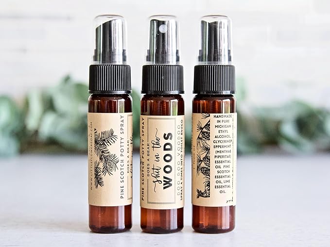 Funny Stocking Stuffer - Pre-Poop Toilet Spray 1 Fl Oz - Woodsy Scent - Gag Gift Ideas For Adult Men And Women – Travel Size Essentials 5 Below