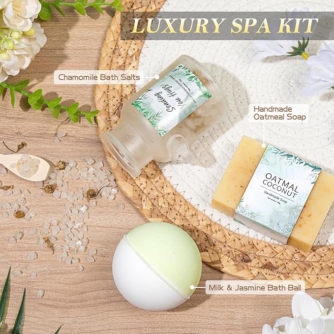 Self Care Gifts Spa Gifts for Women, Birthday Gifts Get Well Soon Gifts for Women Care Package, Sympathy Gift Baskets, Thinking of You for Her Wife Girlfriend Mom Sister Friend