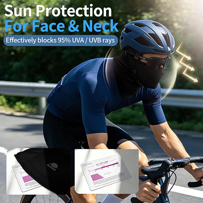Balaclava Face Mask Sun UV Protection Breathable Full Head Mask for Men Women Skiing Cycling