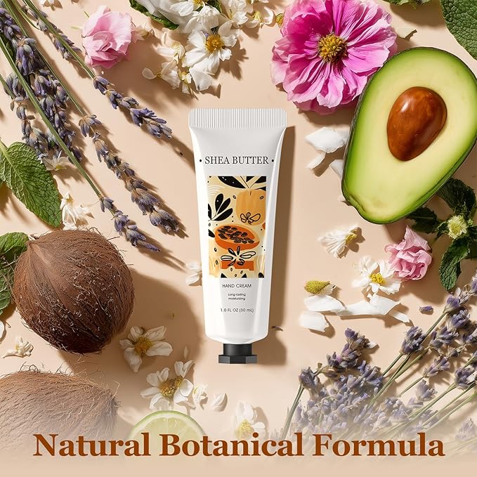 BODY & EARTH Hand Cream Bulk 50 Pack Small Gifts for Women Hand Lotion Travel Size Mini Lotion Creams & Lotions Set Mother's Day Gift Bridesmaid Gifts