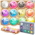 artnaturals Large Bath Bombs Gift Set kit â€“ (12 x 4 Oz / 113g) - Natural Handmade Essential Oil Spa Bubble Bath Bomb Balls Fizzies â€“ for Relaxation, Moisturizing, & Fun for Women, Kids, & Men