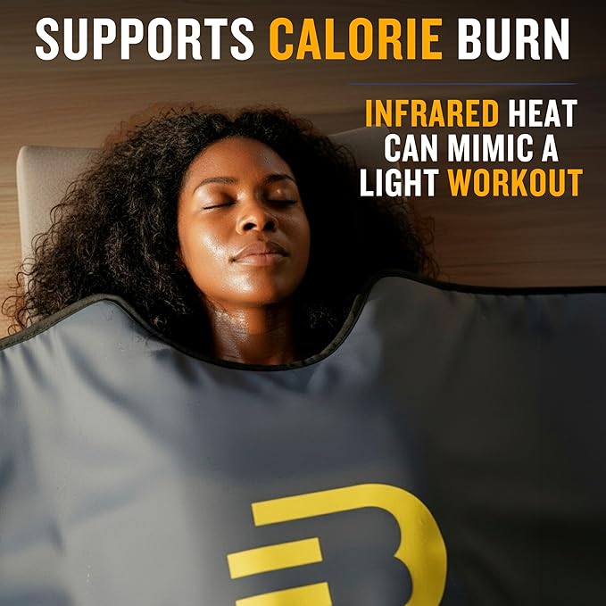 DIVEBLAST Near Zero EMF Far Infrared Sauna Blanket - Ink Blue