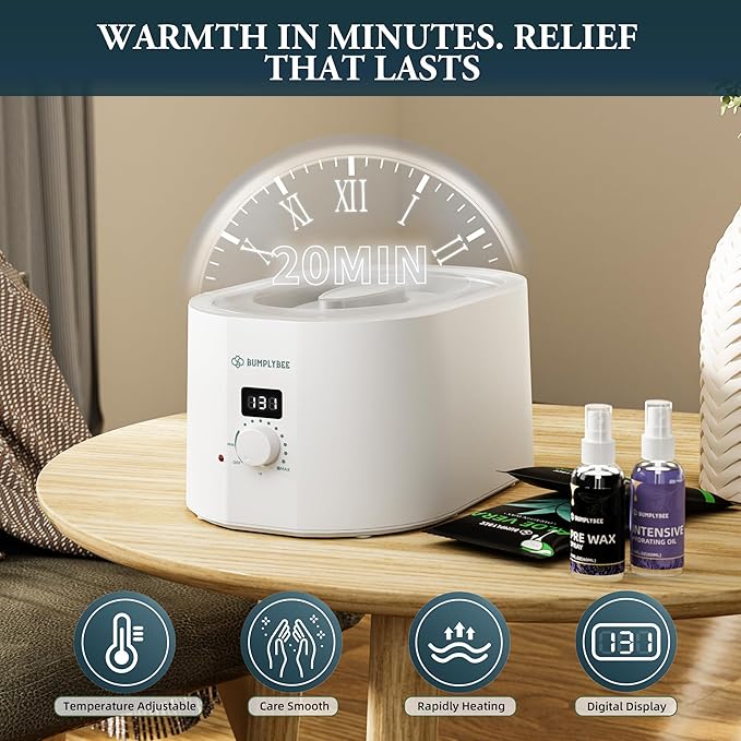BUMPLYBEE Paraffin Wax Machine for Hand and Feet-3500ml Hand Wax Paraffin Machine for Hands,Birthday Gifts for Women - Personal Care Birthday Gift Ideas for Her,Friends, Coworkers, Wife, Mom