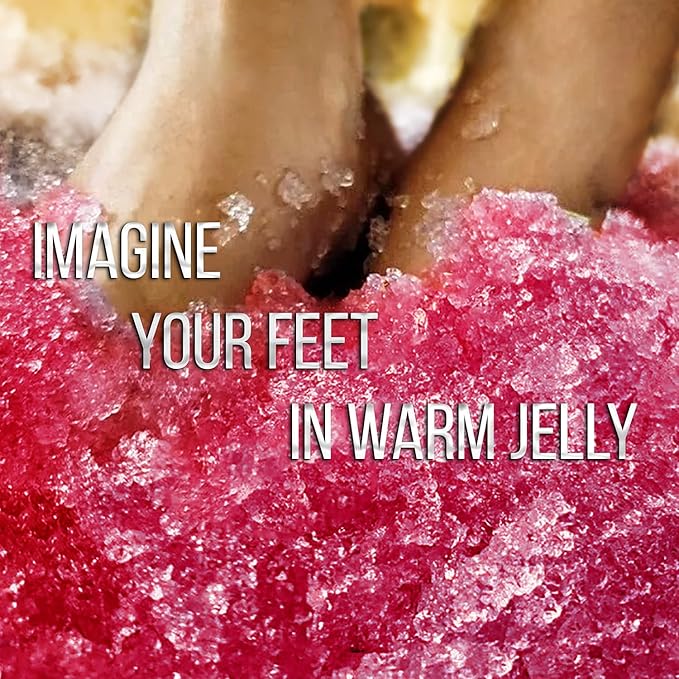 Crafts And The City SOO Jelly Pedicure Packs - Pedicure Foot Soak For Feet - Moisturizing Jelly Spa Pedi Soak - Foot Spa Bath Soak For Soaking - Pedicure Foot Gel To Relax Sore Feet (Damascus Rose)