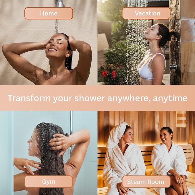 Citrus Shower Steamers (6 Pack) – Aromatherapy Shower Bombs for Energy Boost & Stress Relief – Natural Essential Oil Spa Tablets, Self Care Birthday Gifts for Women & Men
