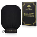 Eco Lux Exfoliating Mitt – Moroccan Exfoliating Glove, Premium Viscose Kessa Mitt for Deep Exfoliation & Dead Skin Removal, Fake Tan Remover, Heavy-Duty Reusable Body Scrub Glove for Bath & Shower