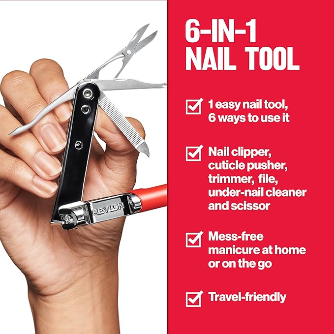 Revlon 6-in-1 Nail Tool, 1 count