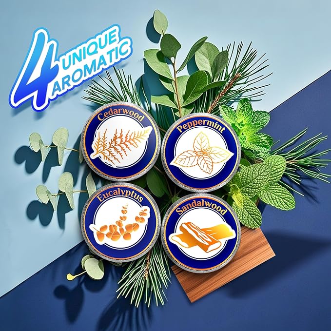 Shower Steamers for Men, Dad Gifts for Father Day, Teacher Appreciation Gifts for Men, Shower Bombs Aromatherapy Relaxation SPA Birthday Gifts for Husband Boyfriend Teen Boys