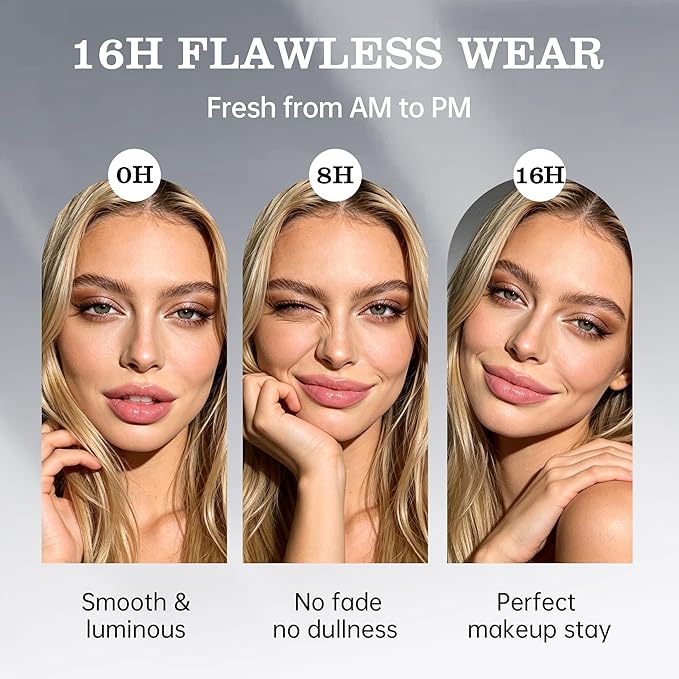 Setting Spray for Makeup, 16 Hr Long Lasting Fixing Spray Waterproof Transfer Resistant, Lightweight Hydrating Setting Mist with Shimmer Dewy Finish, Face Primer Make Up for All Skin Types, 3.72 Fl Oz