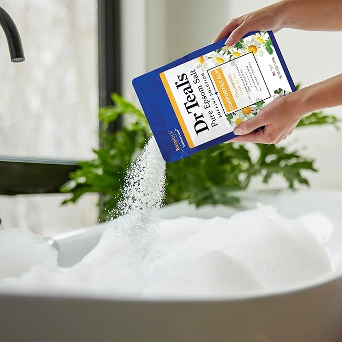 Dr Teal's Epsom Salt Soaking Solution, Chamomile, 48 Oz
