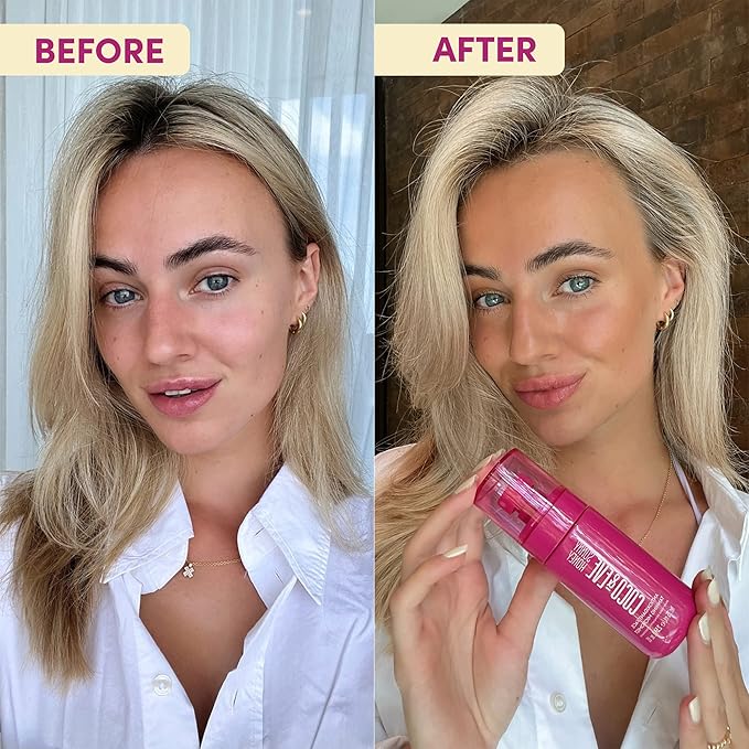 Coco & Eve Face Tanning Micromist – Sunless Facial Self Tanner Ultra Fine Mist for Face, Included Hyaluronic Acid & Antioxidants, Fast-Absorbing, Streak-Free Glow, Vegan & Cruelty-Free 2.54 Fl Oz