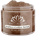Arabica Coffee Scrub, Moisturizing Exfoliating Face, Body Foot, Hand, Natural Exfoliating for Smooth Skin, Organic Scrub Fights Stretch Marks, Appearance Cellulite, Fine Lines & Wrinkles