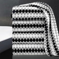 4 Piece Bath Towel Black Oversized Bath Sheet 35"x70" Bathroom Towel Extra Large Bath Towel Set Soft Highly Absorbent & Quick Dry Premium Towel Set for Bathroom 600GSM Shower Towel Spa Gym Hotel
