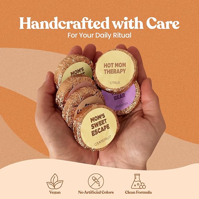 MESMOS 6 Assorted Shower Steamers Aromatherapy, Gifts for Moms Who Have Everything, Birthday Presents, Good Things & Unique Gifts for Mom from Daughter & Son, Relaxation Self Care Mom Gift Items
