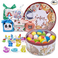 34 + 6 Bath Bombs with Crystal Toys Inside for Kids, 34PCS Organic Surprise Bath Bomb Gift Set for Christmas, Birthday, Easter, Natural Fizzy Bath Home Spa, 6PCS Gift Bags for Girls and Boys