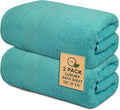 Softolle 100% Cotton Luxury Bath Sheets - Pack of 2 (35" x 70") | Super Soft, Quick-Dry & Highly Absorbent Towels for Bathroom, Home, Spa & Gym (Turquoise)