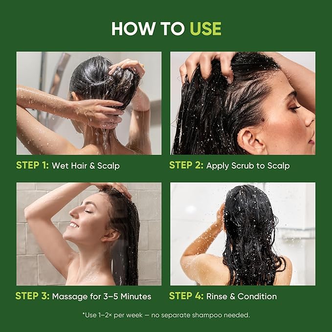Svvimer Scalp Care Essentials – Scalp Scrub and Scalp Massager Brush Options (Scalp Scrub)